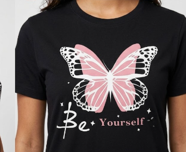 Butterfly Crew T-Shirt (Female)